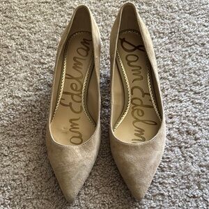 Sam Edelman Tan Heels Sleek Design